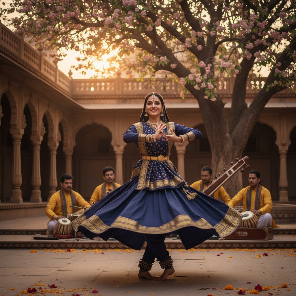 Kathak dancer